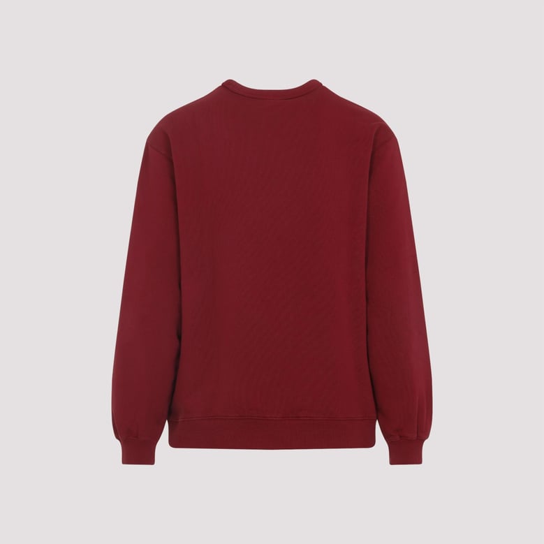 red faded pond corps cotton sweatshirt by Selfnex
