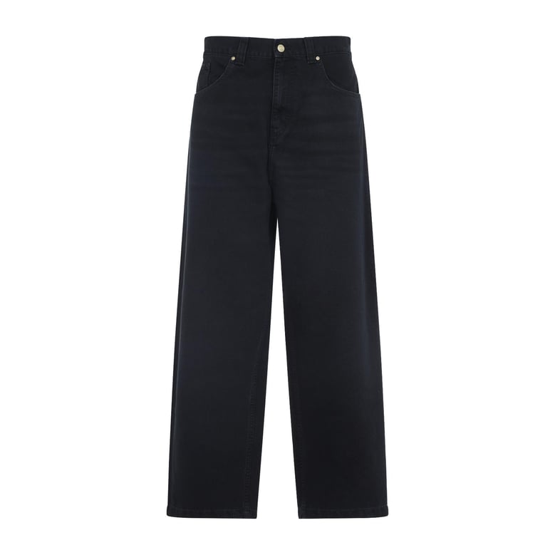 black brandon cotton jeans by Selfnex