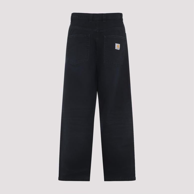 black brandon cotton jeans by Selfnex