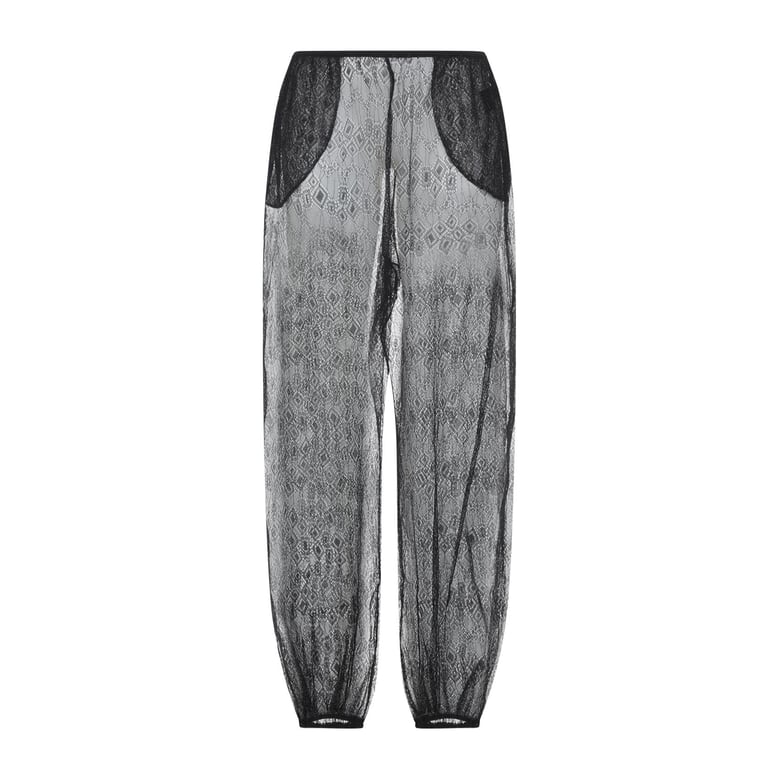 black orissa lace ballon pants by Selfnex