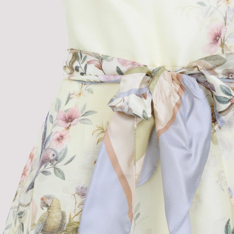 lemon yellow linen rebellion fitted playsuit by Selfnex