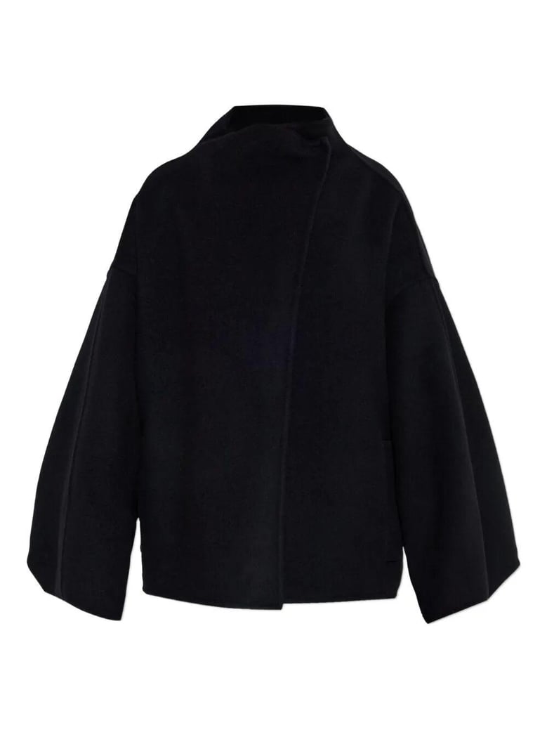 north midioversize cashmere wool jacket by Selfnex
