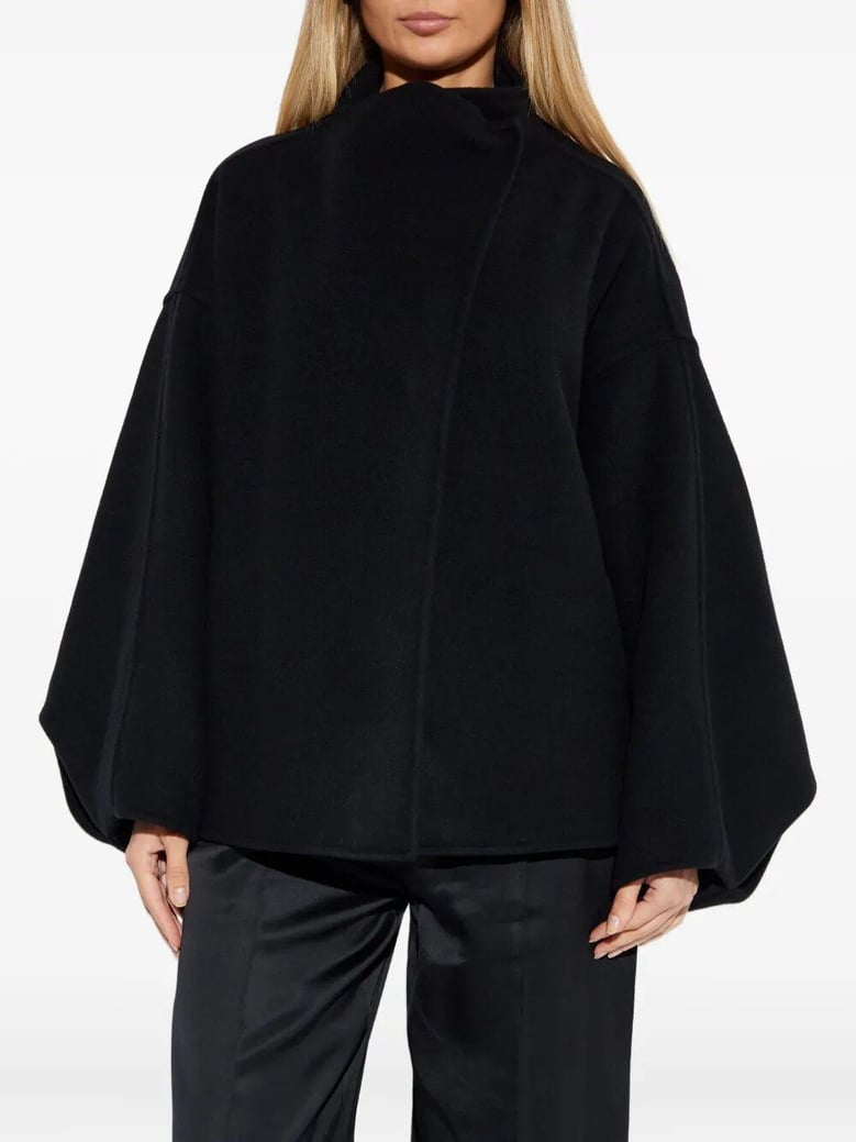 north midioversize cashmere wool jacket by Selfnex