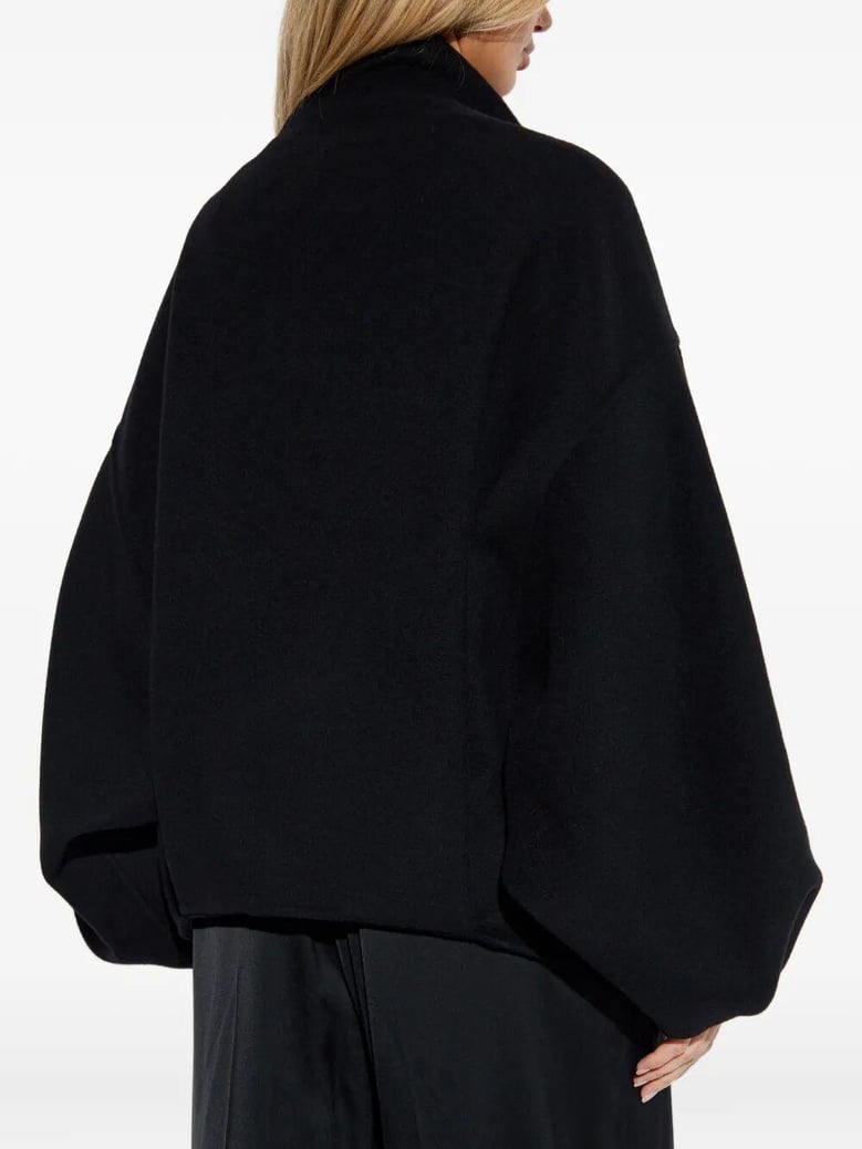 north midioversize cashmere wool jacket by Selfnex
