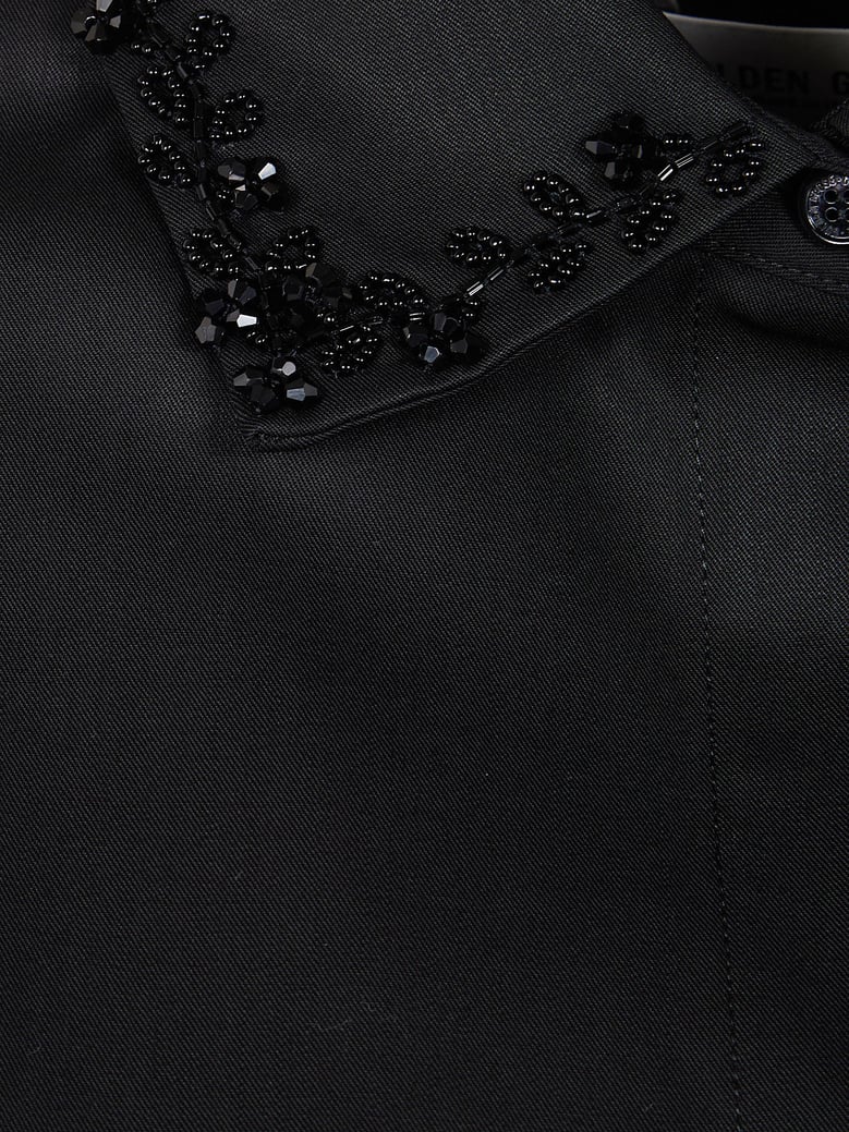 journey w`s pajama shirt with patch pockets and designed edges palma w embroidery by Selfnex