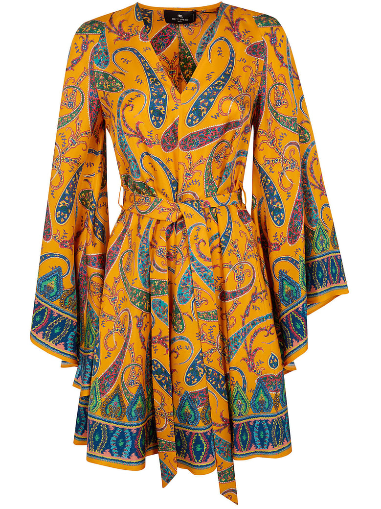 printed mini dress by Selfnex