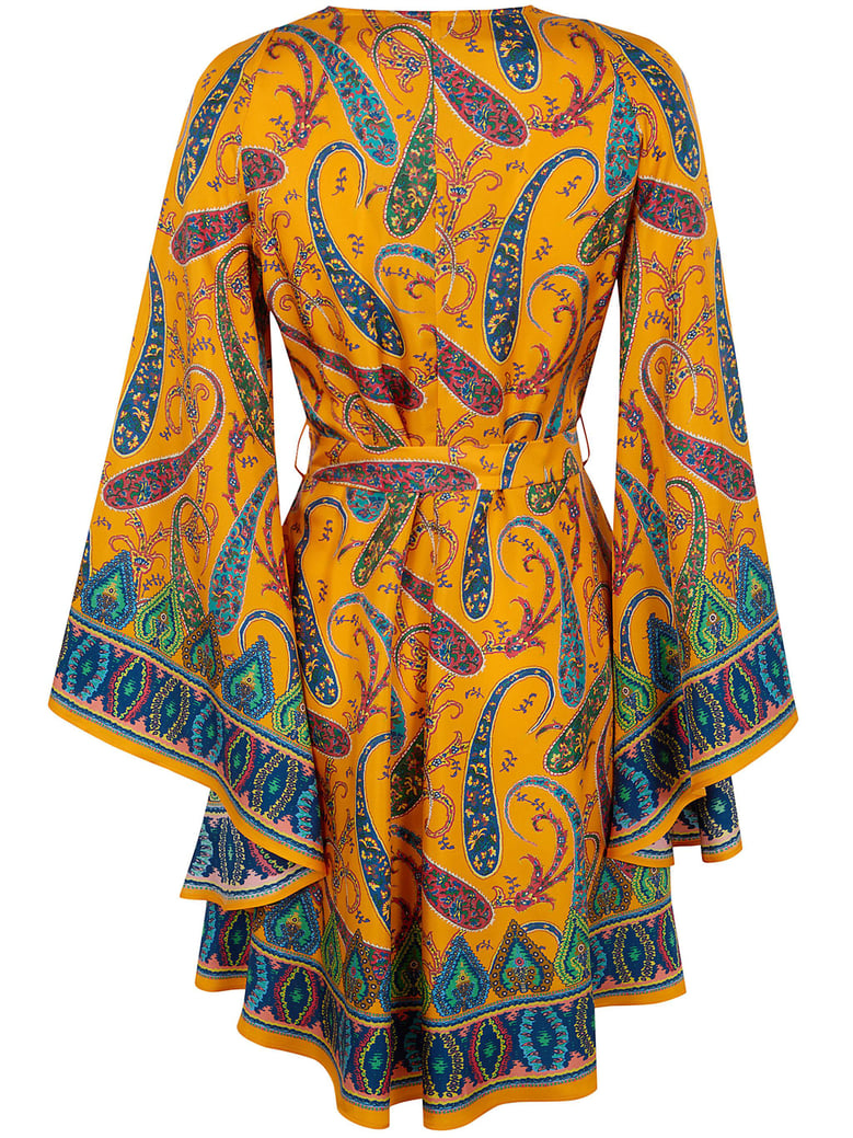 printed mini dress by Selfnex