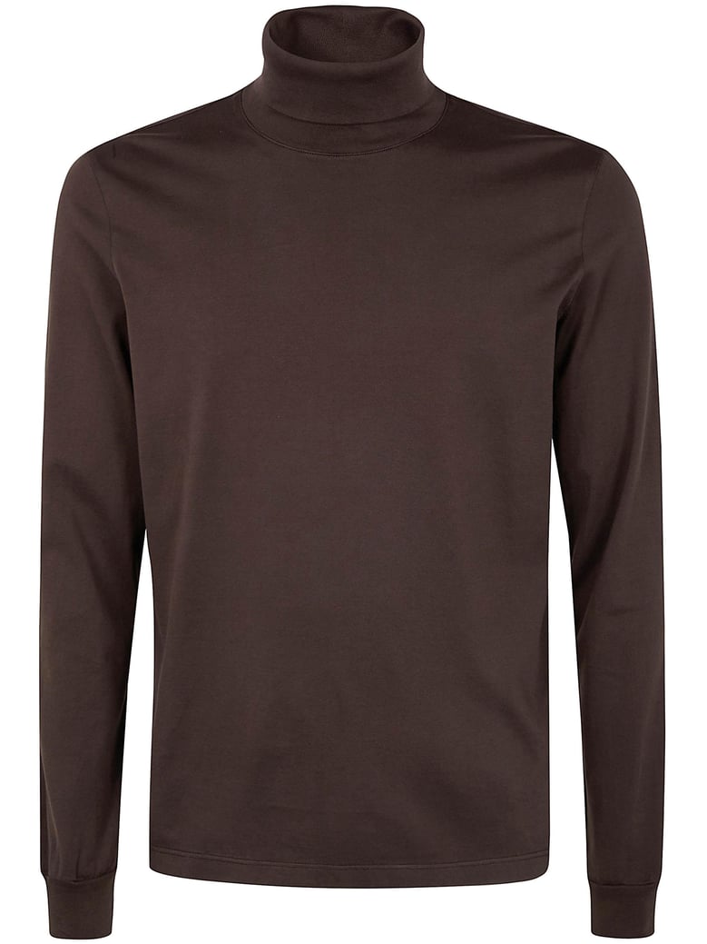 giza long sleeve turtleneck sweater by Selfnex