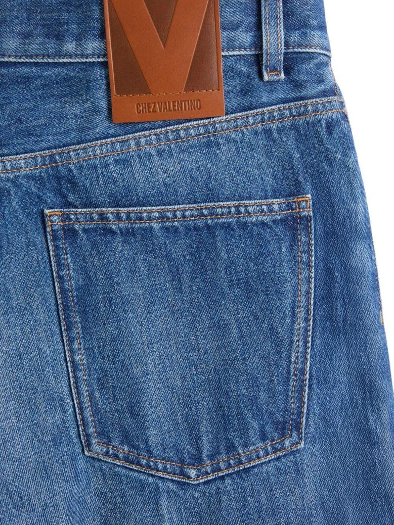 five pockets flared jeans by Selfnex