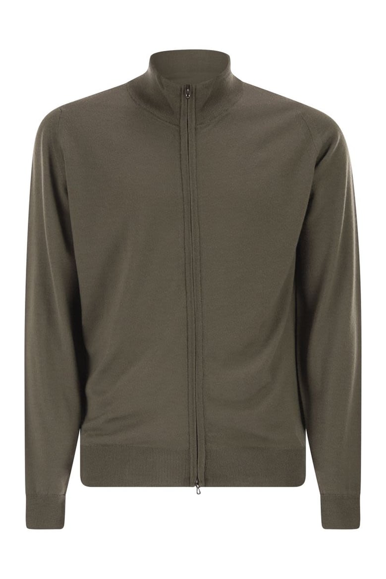 extra fine merino wool cardigan by Selfnex