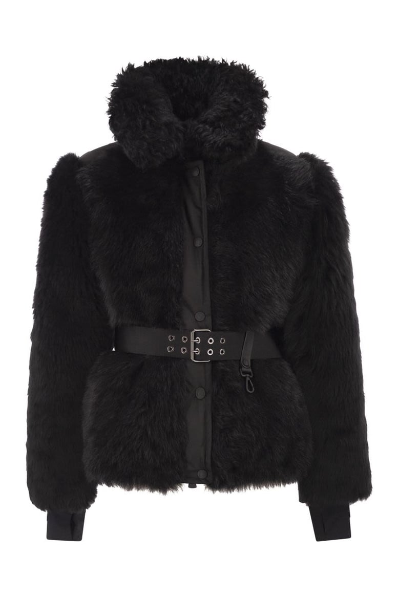 valdivian - shearling down jacket by Selfnex