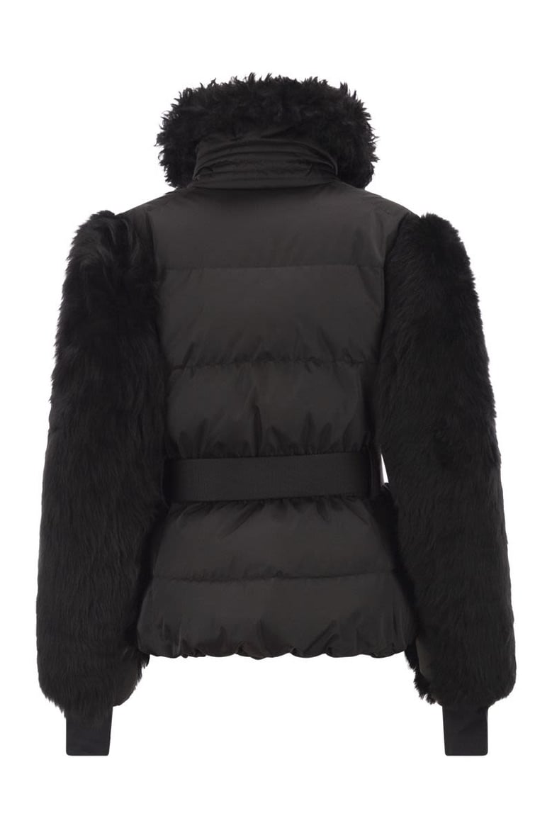 valdivian - shearling down jacket by Selfnex
