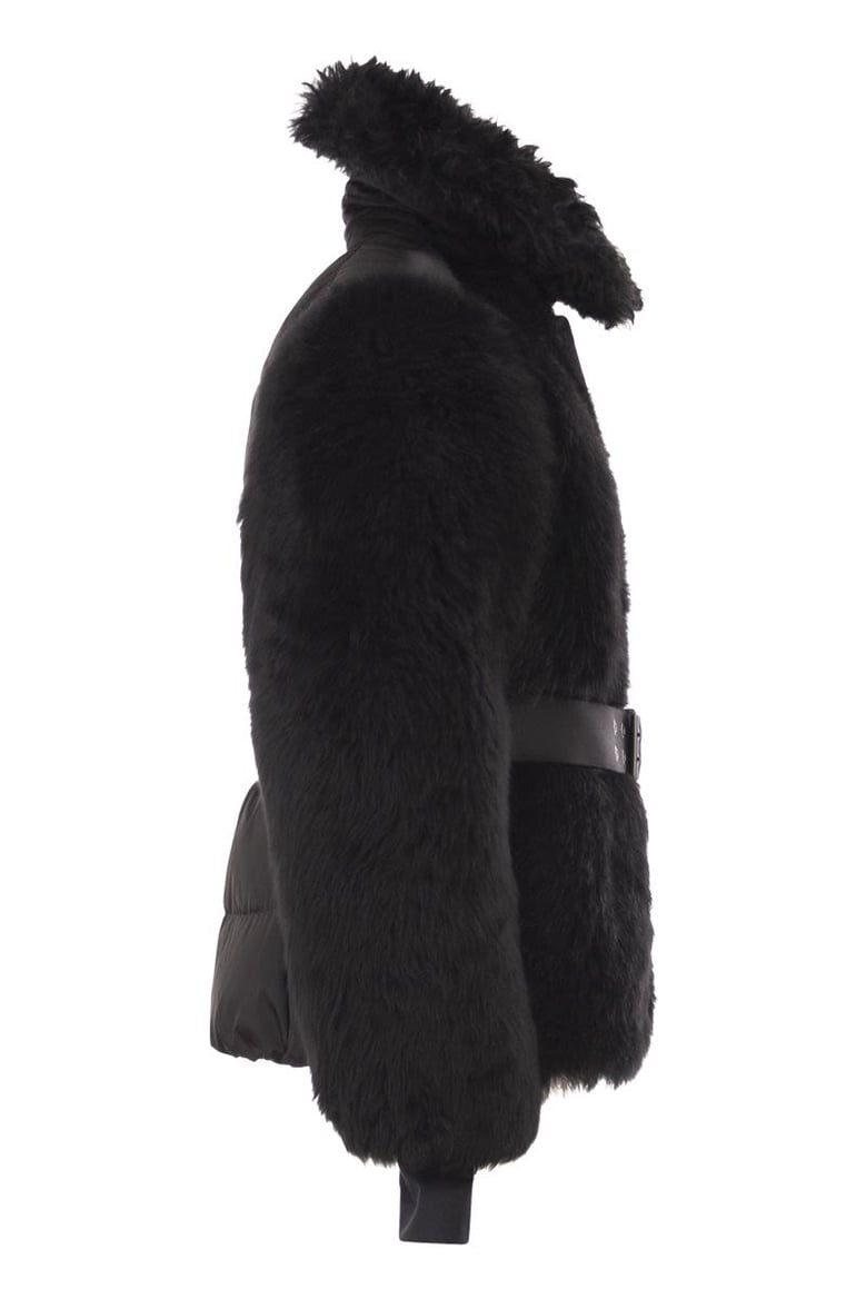 valdivian - shearling down jacket by Selfnex