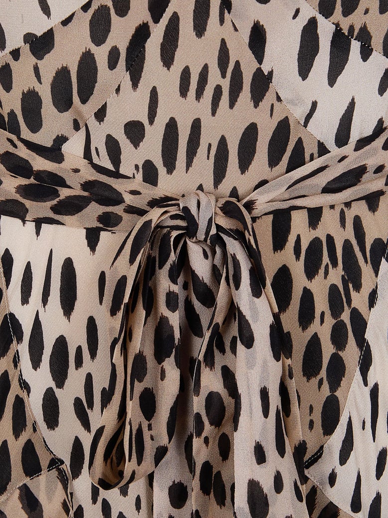 evie dress antelope spot black by Selfnex