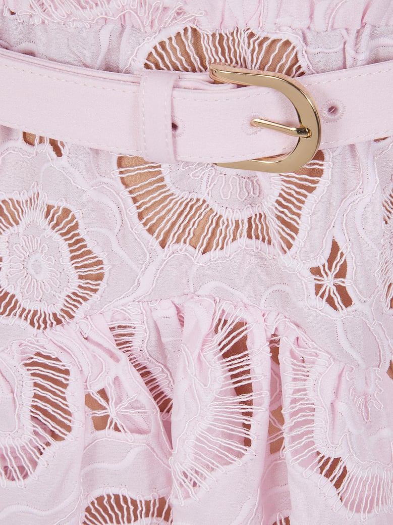 floral lace mini dress by Selfnex