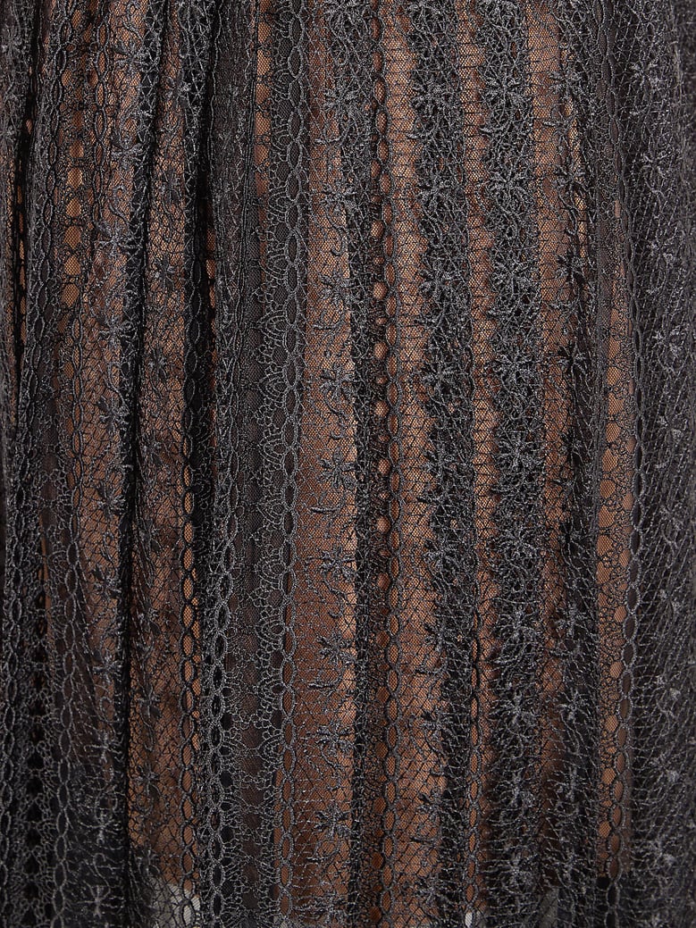 organza lace midi skirt by Selfnex