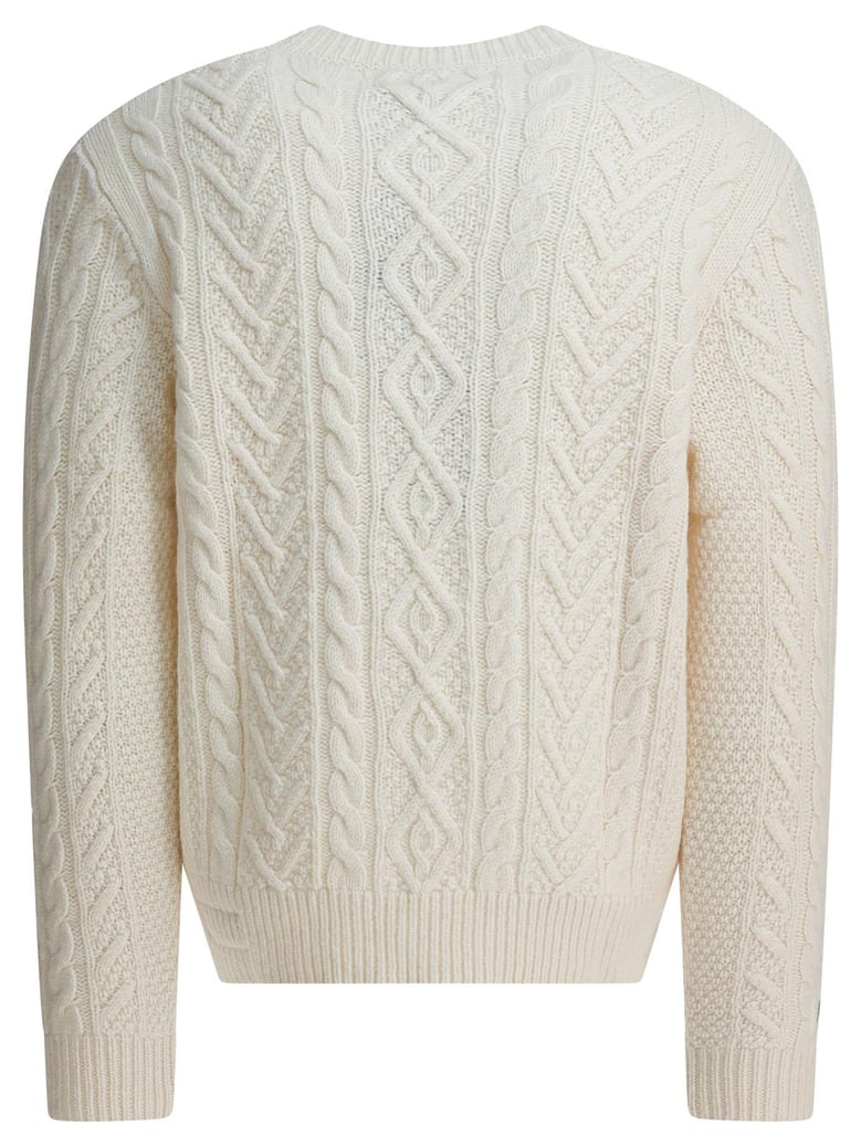 new york yankees™ wool and alpaca crewneck sweater by Selfnex