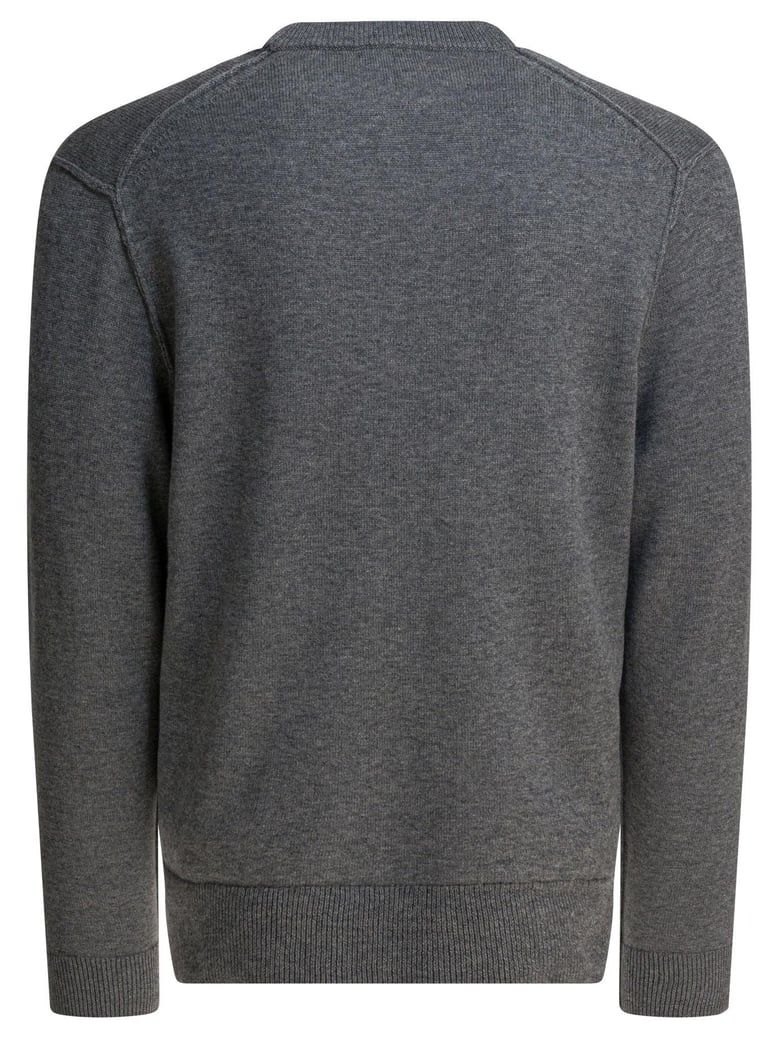 reverse seam sweater by Selfnex