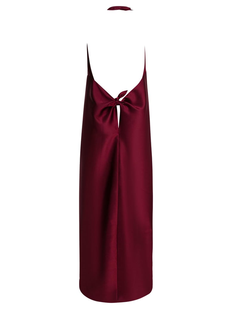 flared dress with american neckline by Selfnex