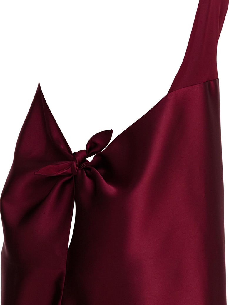flared dress with american neckline by Selfnex