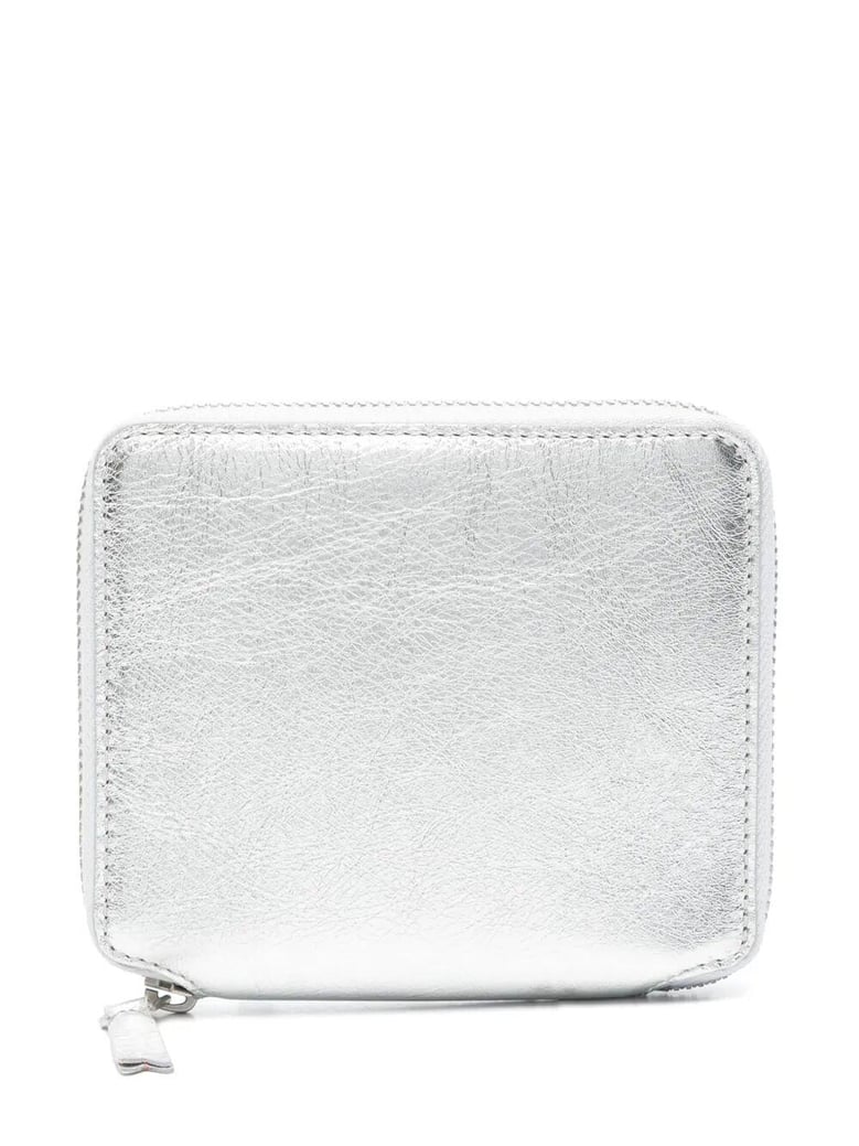 gold and silver 125x105 mm wallet by Selfnex