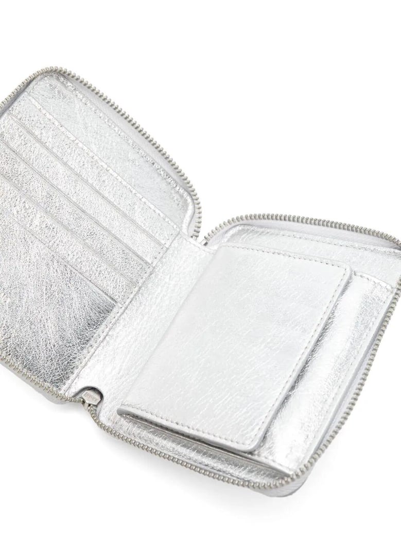 gold and silver 125x105 mm wallet by Selfnex