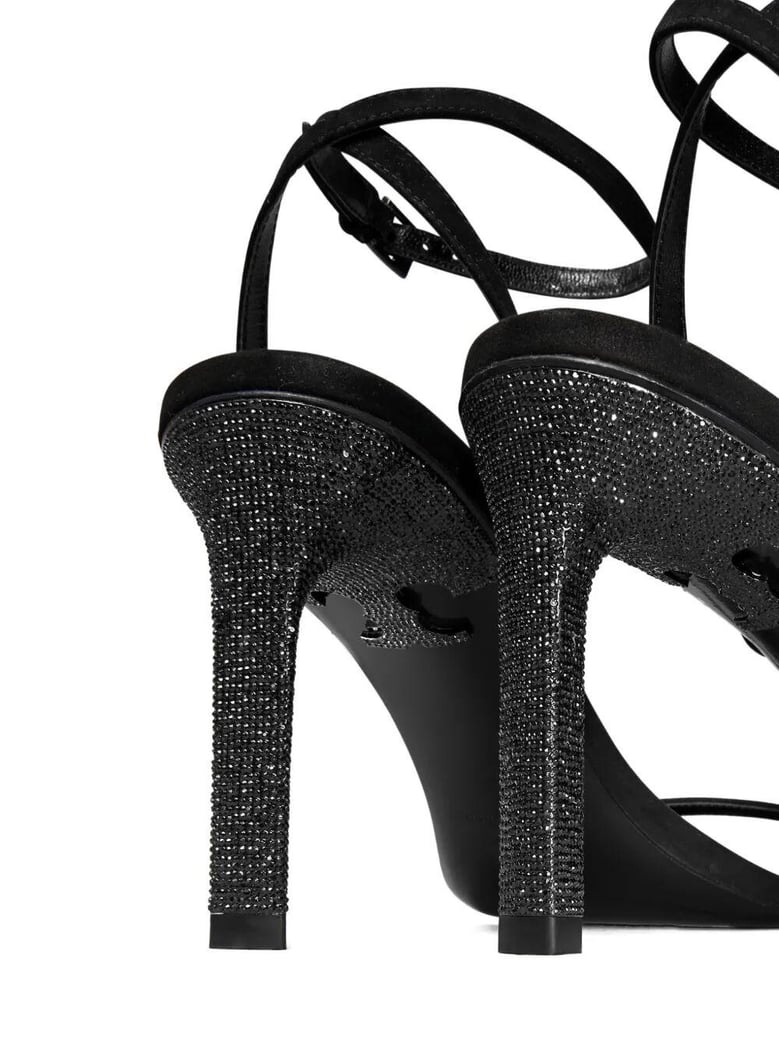 pave heel sandal 90mm by Selfnex