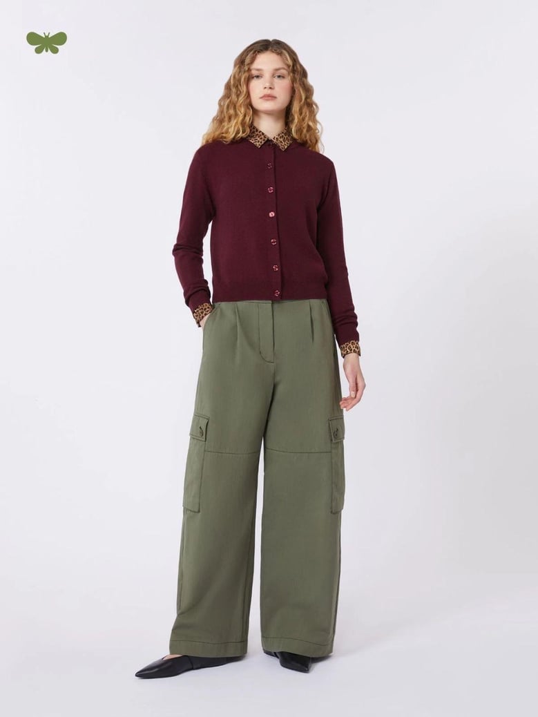 wkdaquila trouser dark green by Selfnex