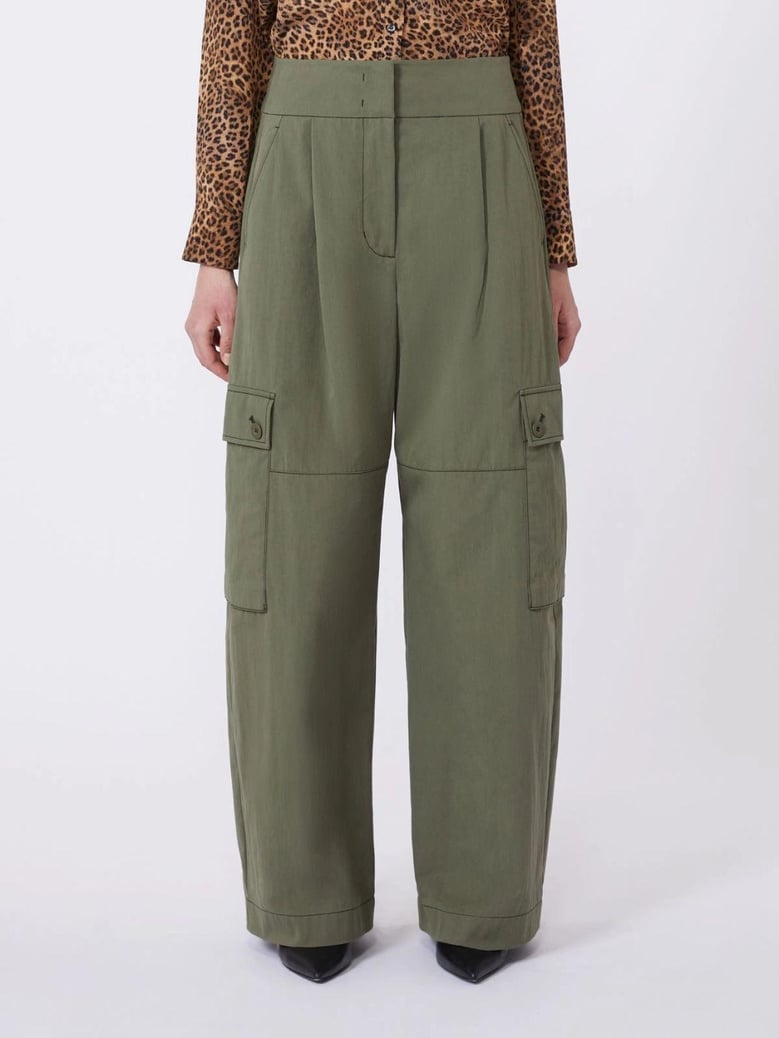 wkdaquila trouser dark green by Selfnex