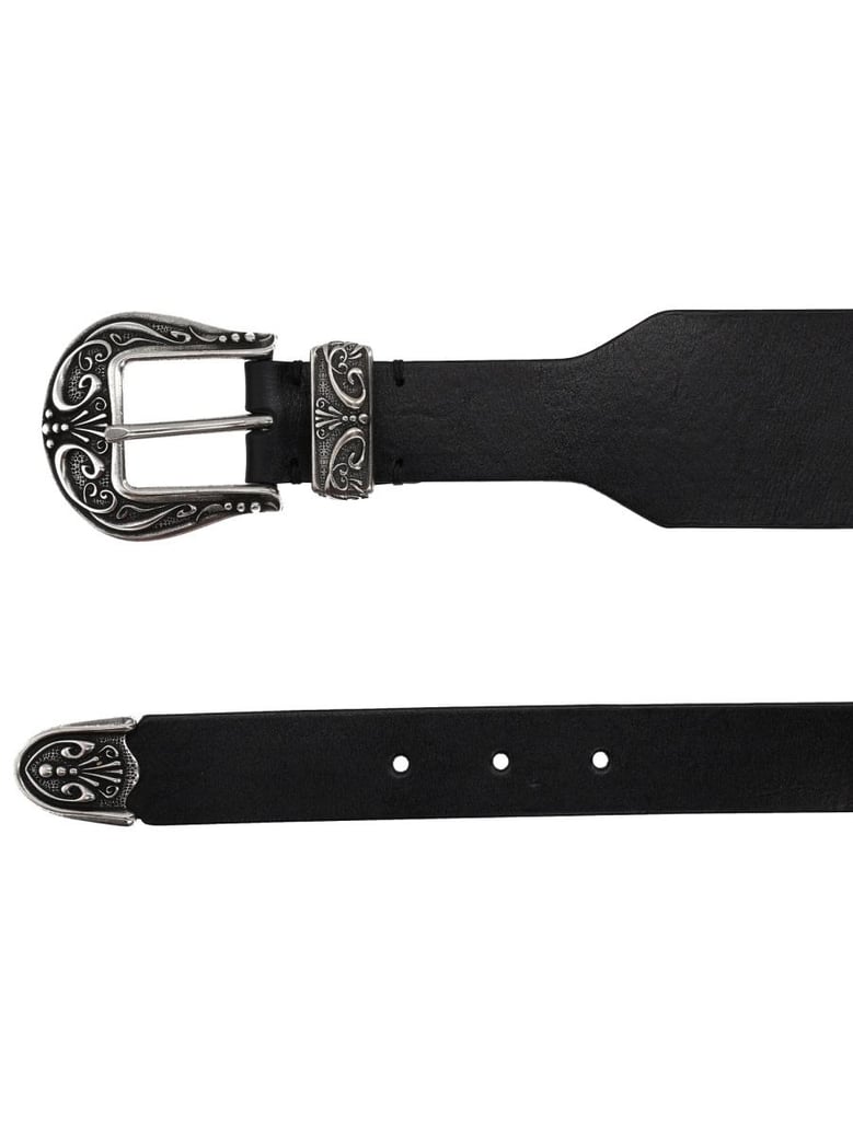 black cow leather belt by Selfnex