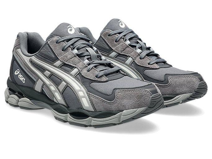 grey leather sneakers by Selfnex