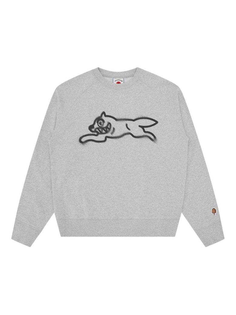running dog cotton sweatshirt by Selfnex