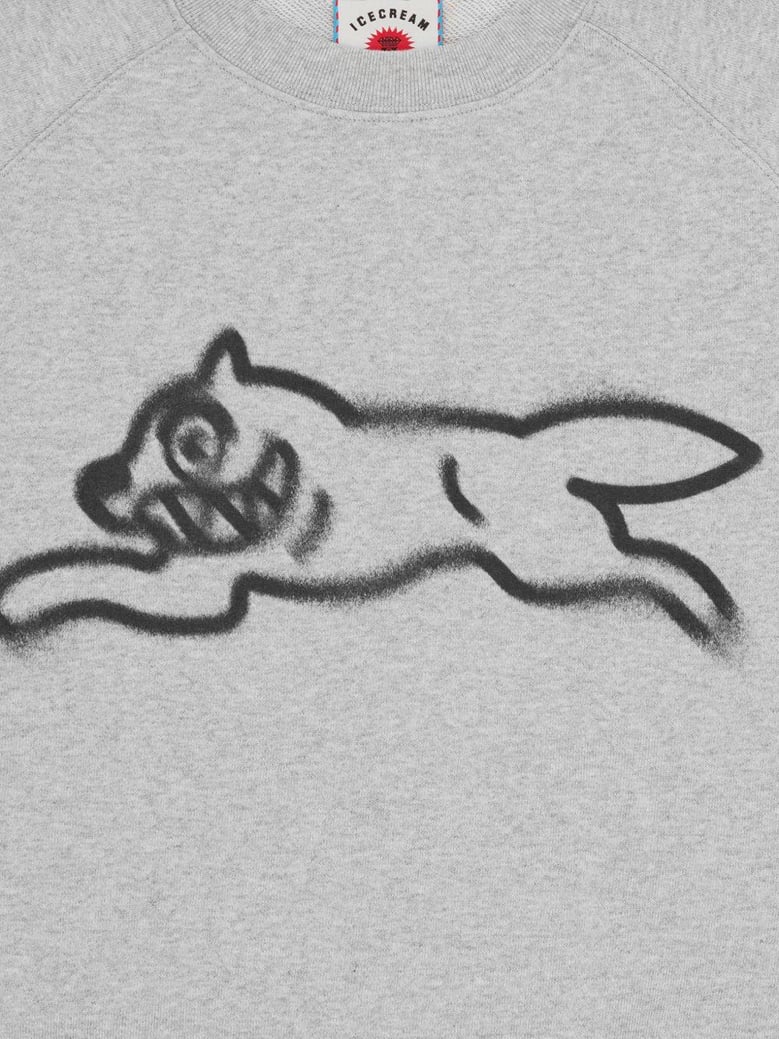 running dog cotton sweatshirt by Selfnex