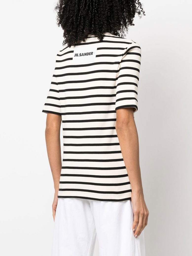 striped cotton t-shirt by Selfnex