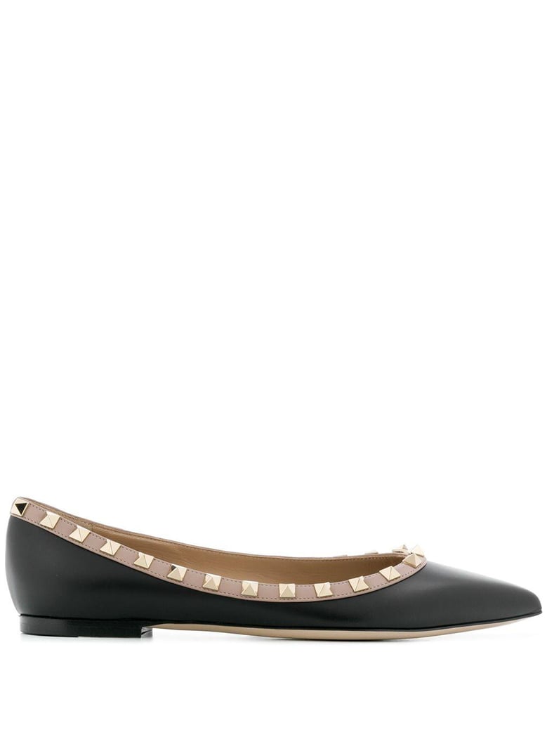rockstud leather ballets by Selfnex