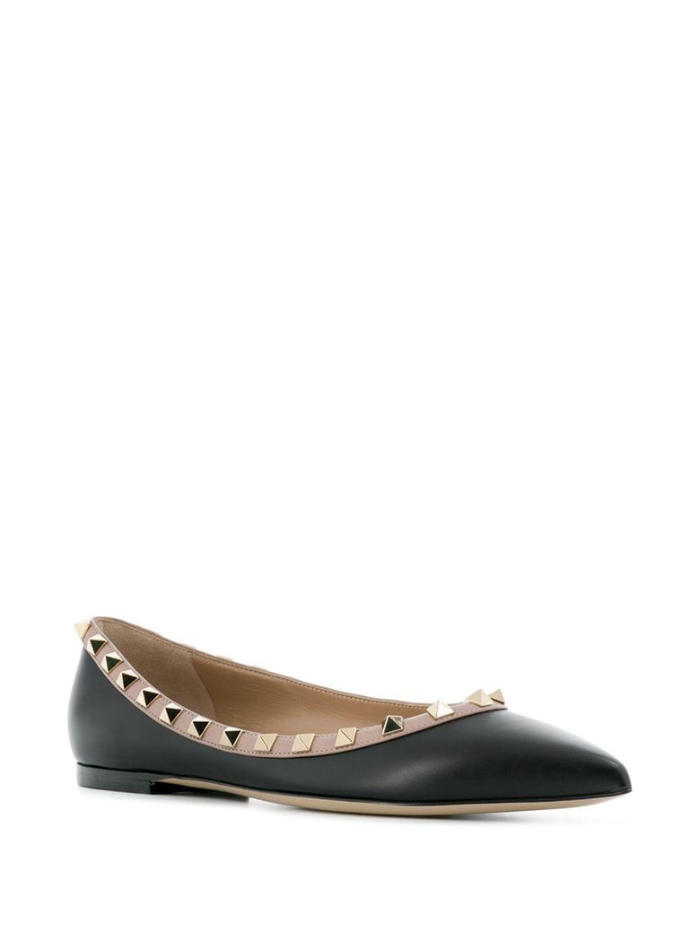 rockstud leather ballets by Selfnex