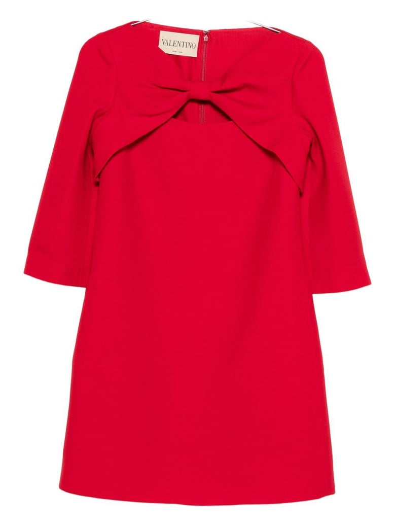 wool and silk mini dress by Selfnex