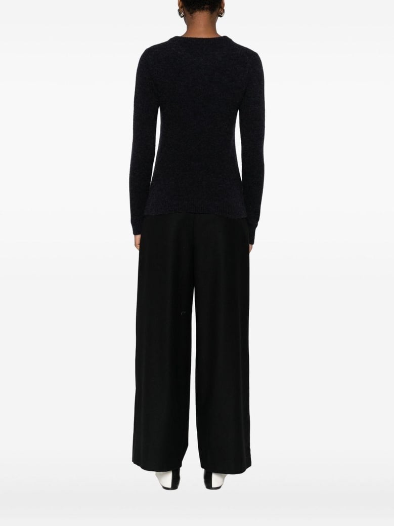 wool crewneck sweater by Selfnex