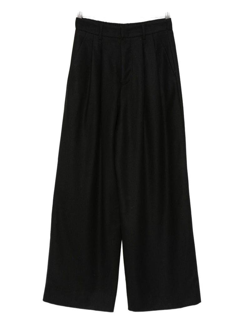 cotton blend trousers by Selfnex