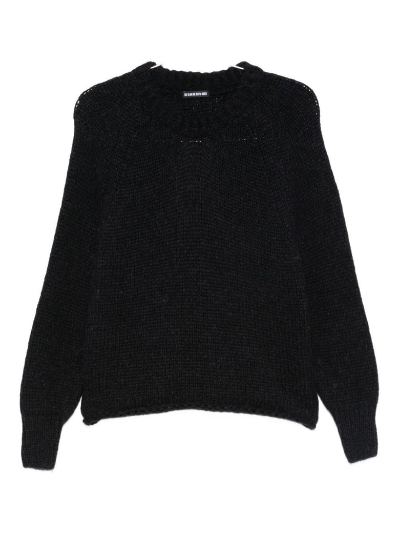 wool crewneck sweater by Selfnex
