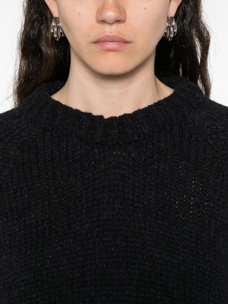 wool crewneck sweater by Selfnex