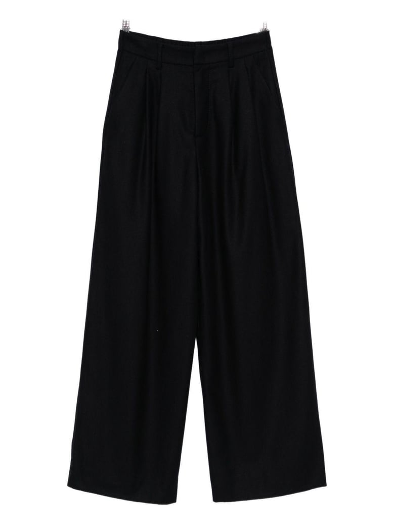 silk blend trousers by Selfnex