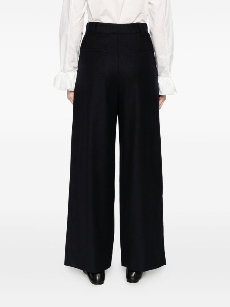 silk blend trousers by Selfnex