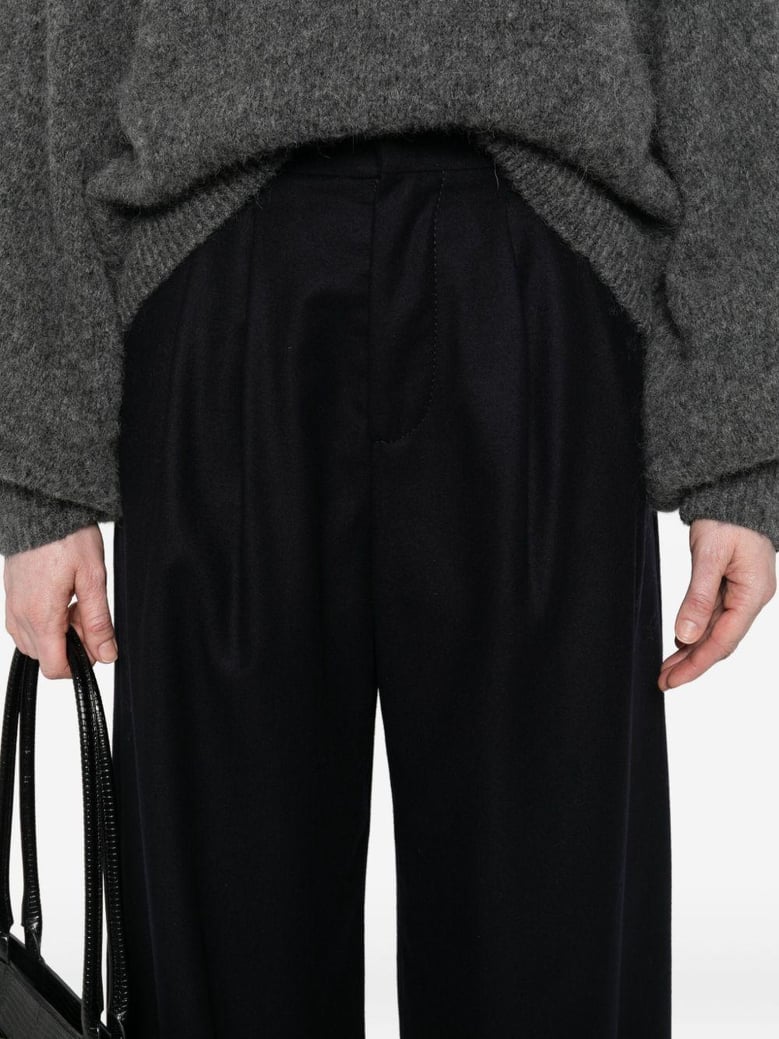silk blend trousers by Selfnex
