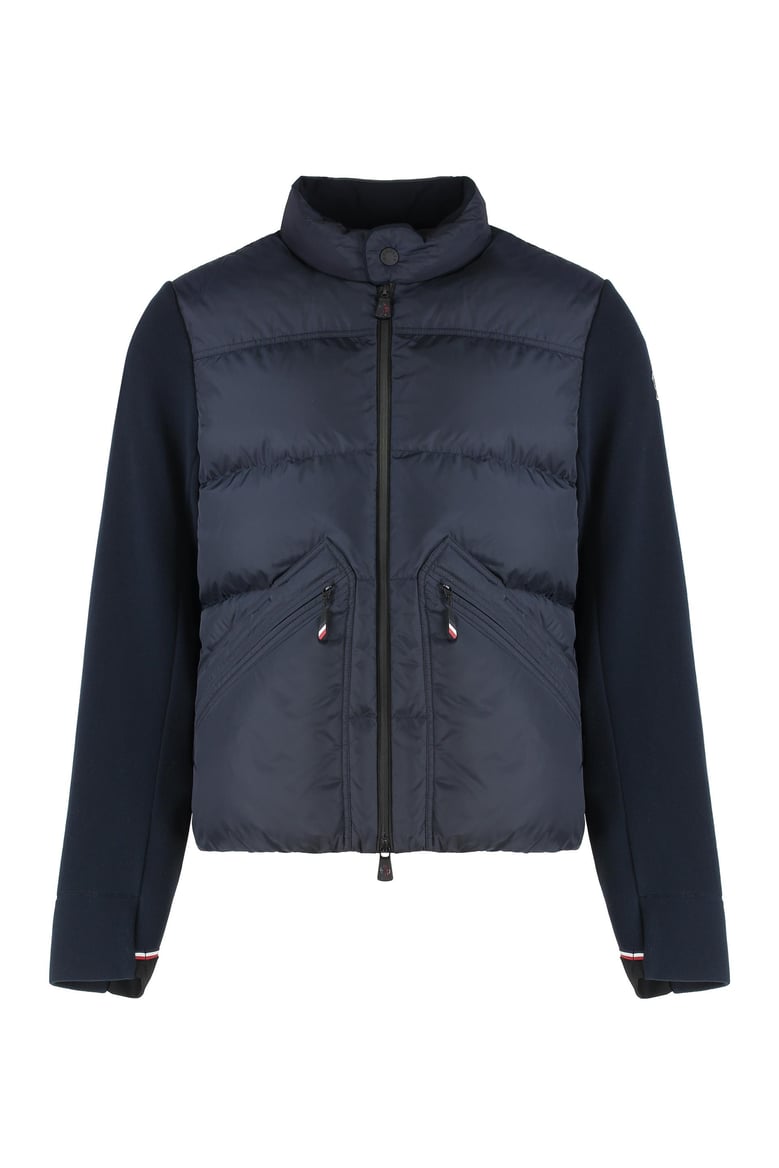 padded cardigan with zip by Selfnex
