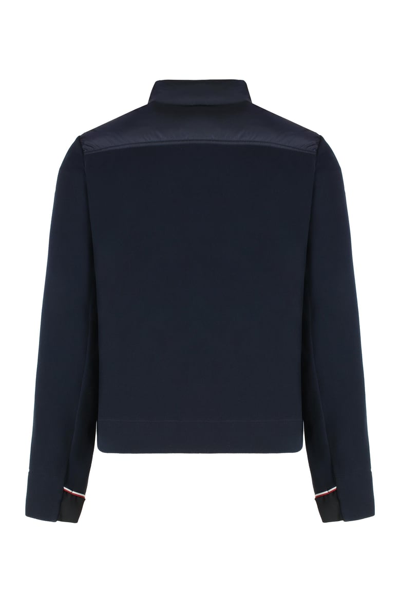 padded cardigan with zip by Selfnex