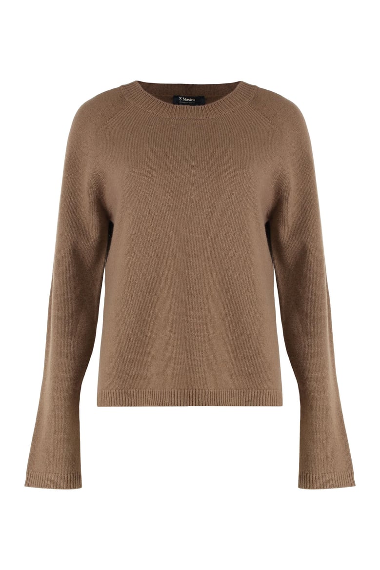 crew neck sweater damasco in wool and cashmere by Selfnex