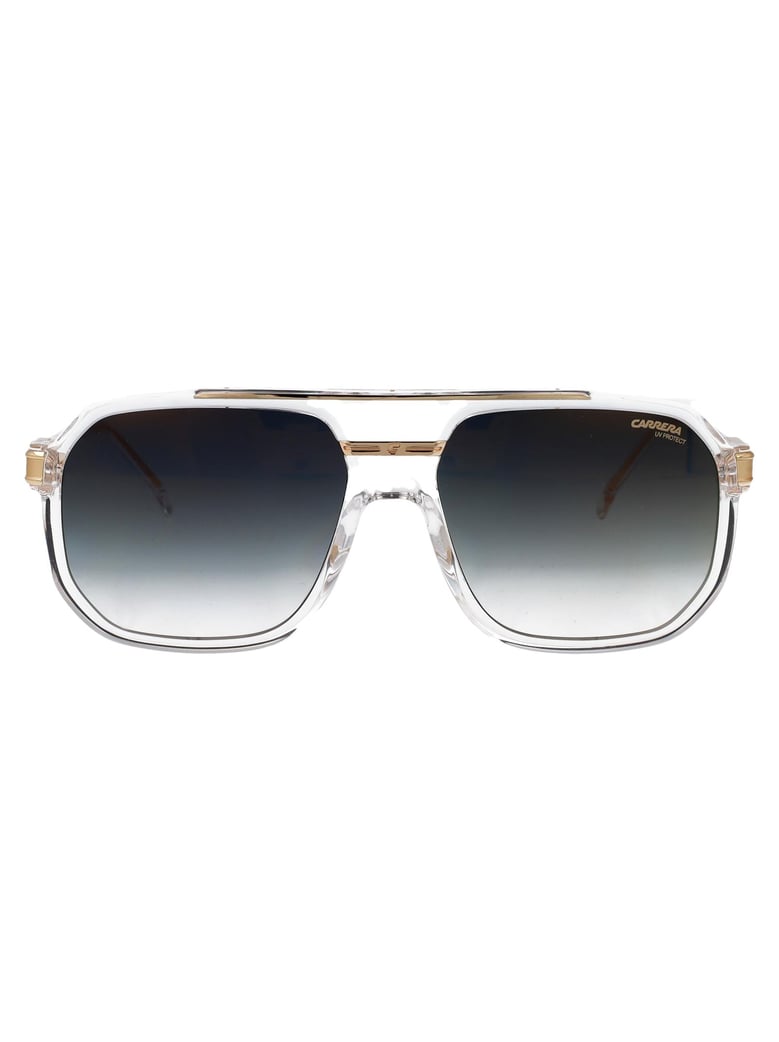 crystal gold acetate sunglasses by Selfnex