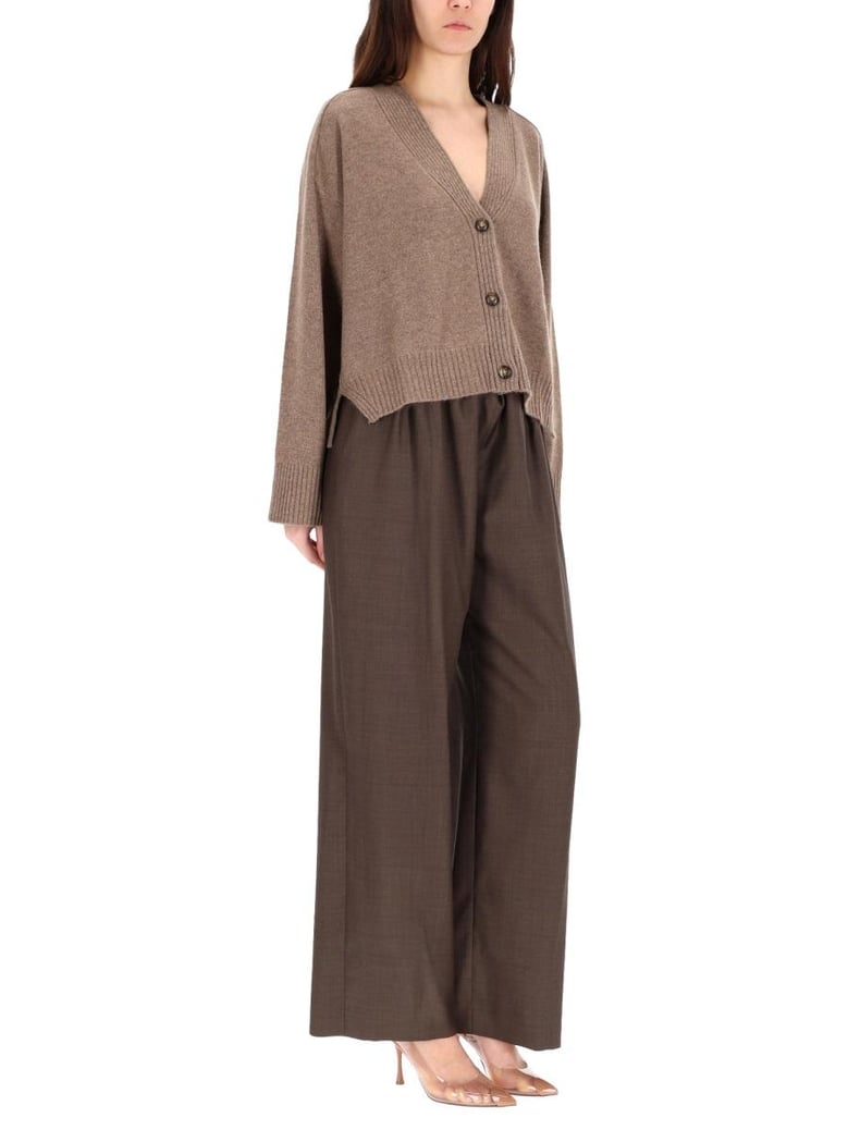 nude cashmere sweater by Selfnex