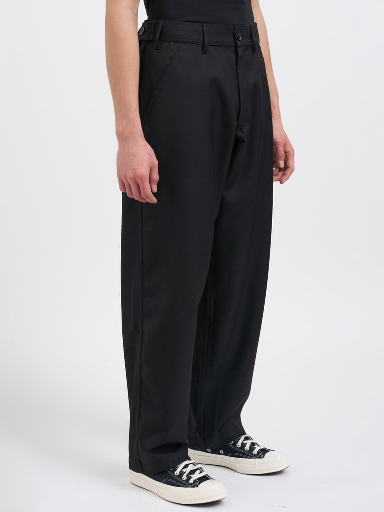 wool mixed trousers by Selfnex